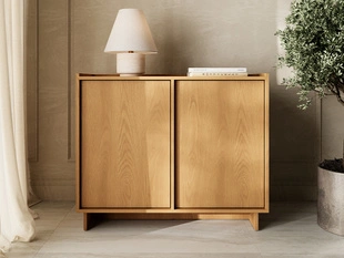 Komoda z drzwiami 98 cm Azumi Dąb Karmel