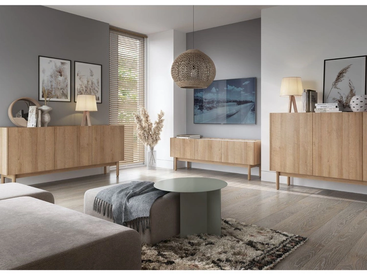 Zestaw mebli do salonu Braha Dąb Riviera